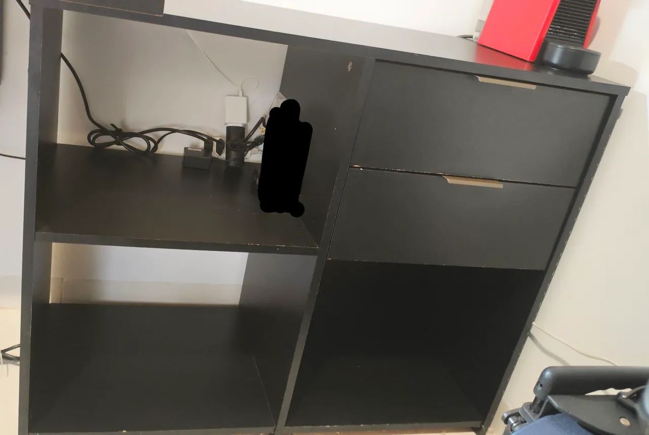 Escrivaninha com 3 nichos e 2 gavetas - Foto 5