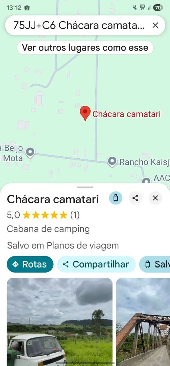 Terreno de chácara por carro no valor ou com volta .