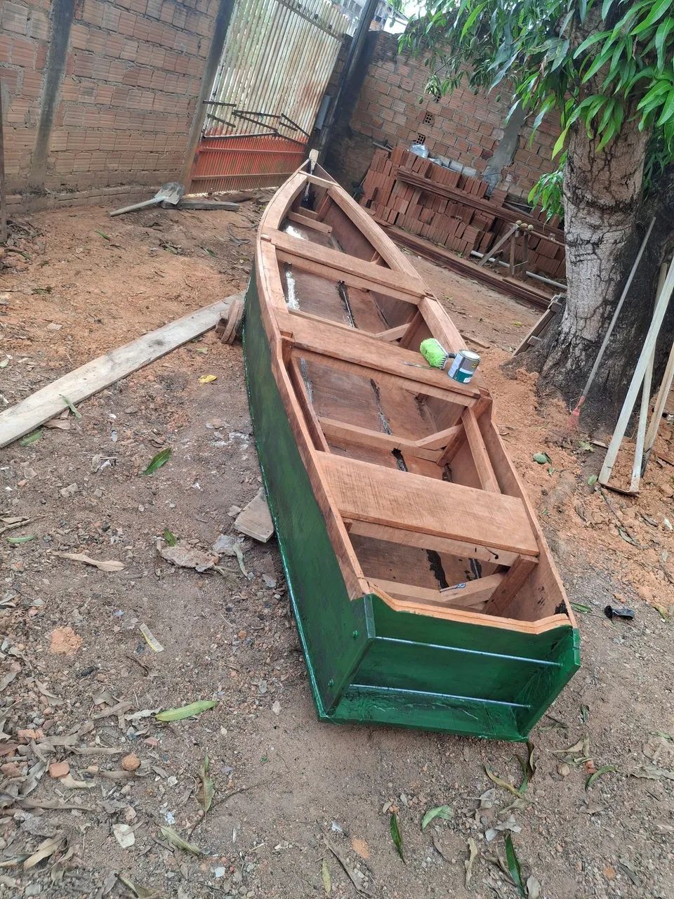 Barco de madeira 