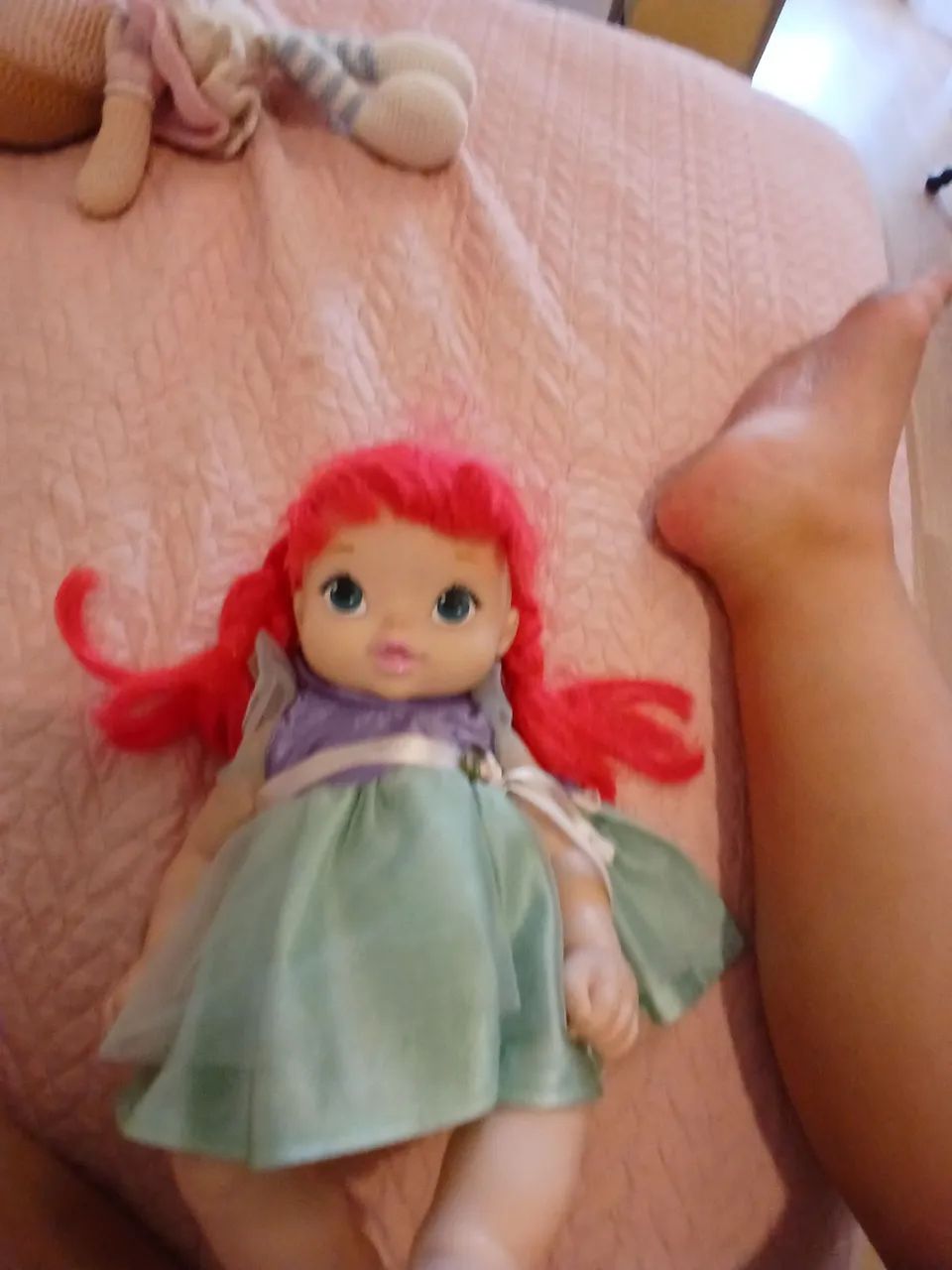 Boneca pequena sereia
