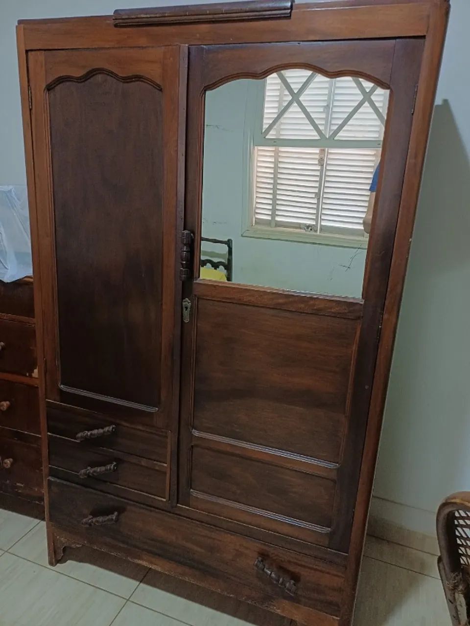 Guarda-Roupa Médio (2 Portas com Espelho) - Foto 3