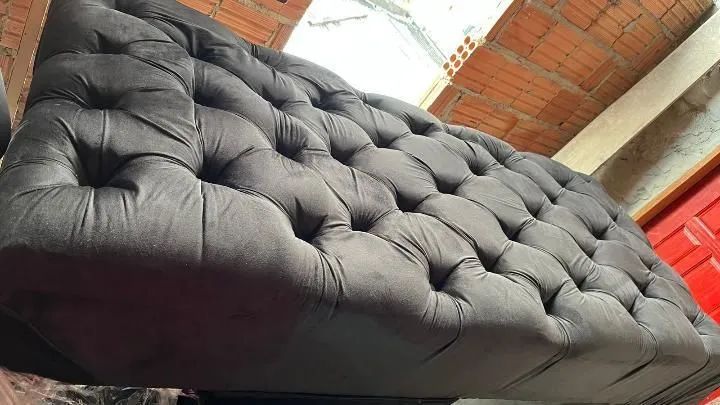 Maca de estética aveludada na cor preta  - Foto 3