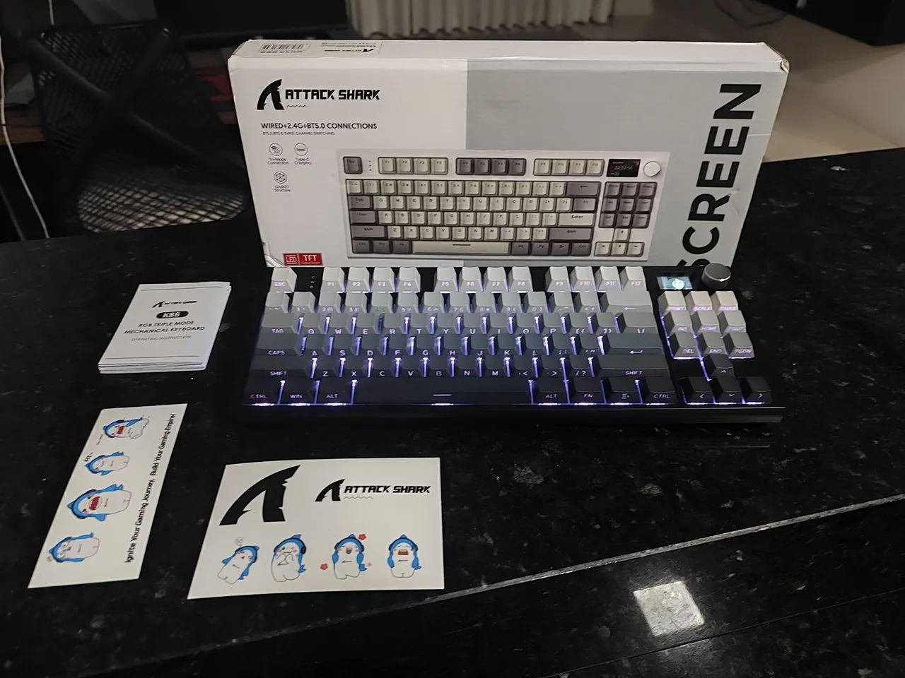 Teclado Gamer - Attack Shark k86 - Foto 4