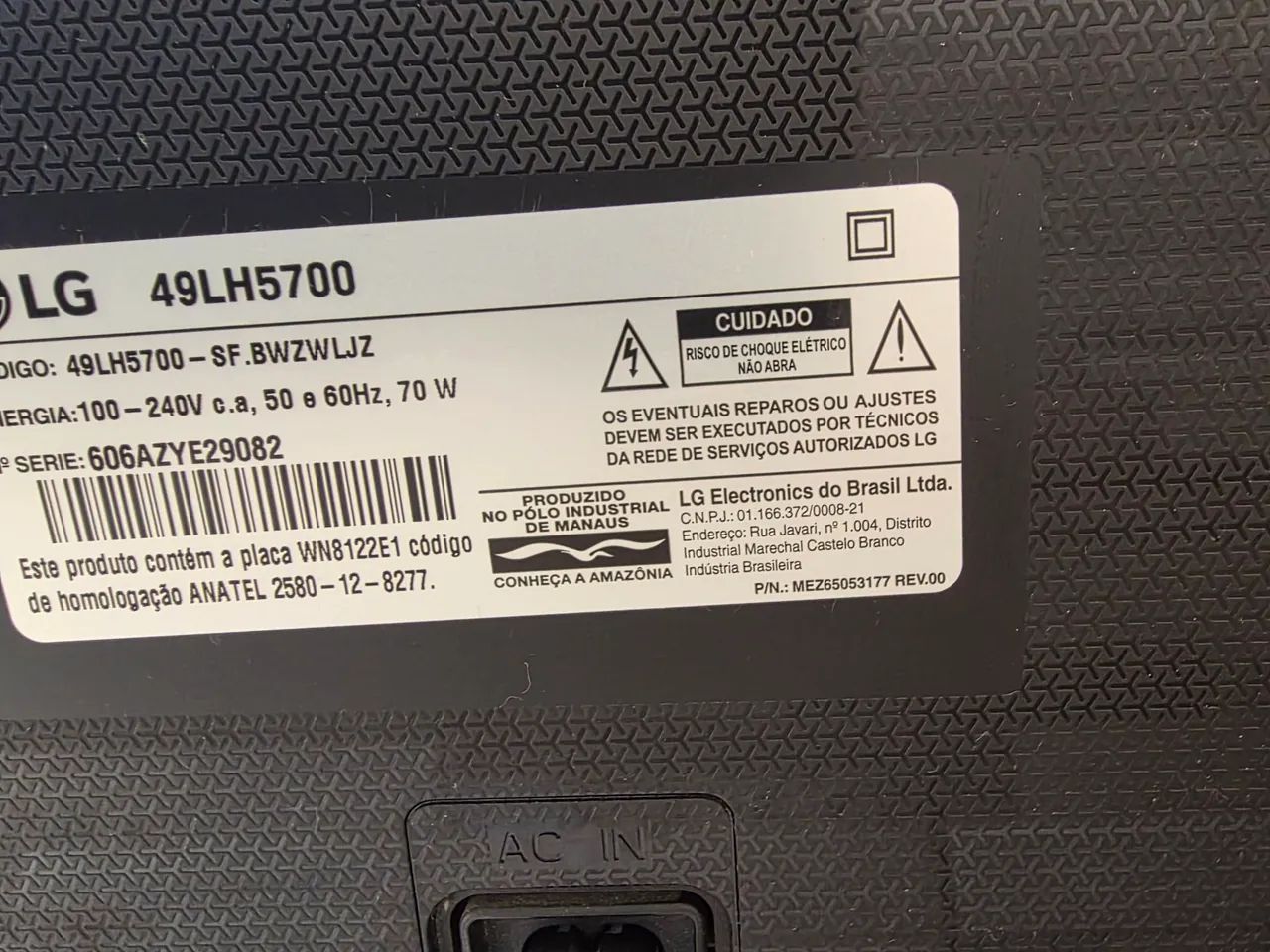 Tv LG 49pol retirar peças  - Foto 3