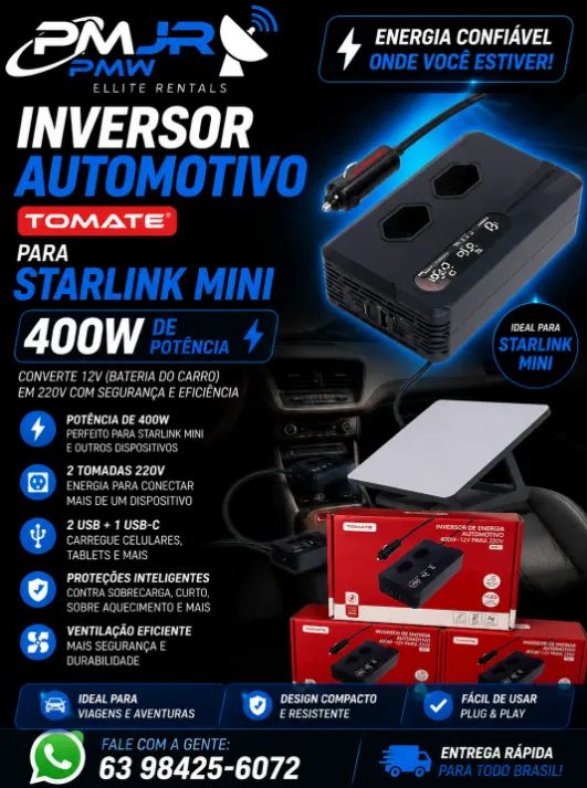 Inversor TOMATE para Starlink MINI