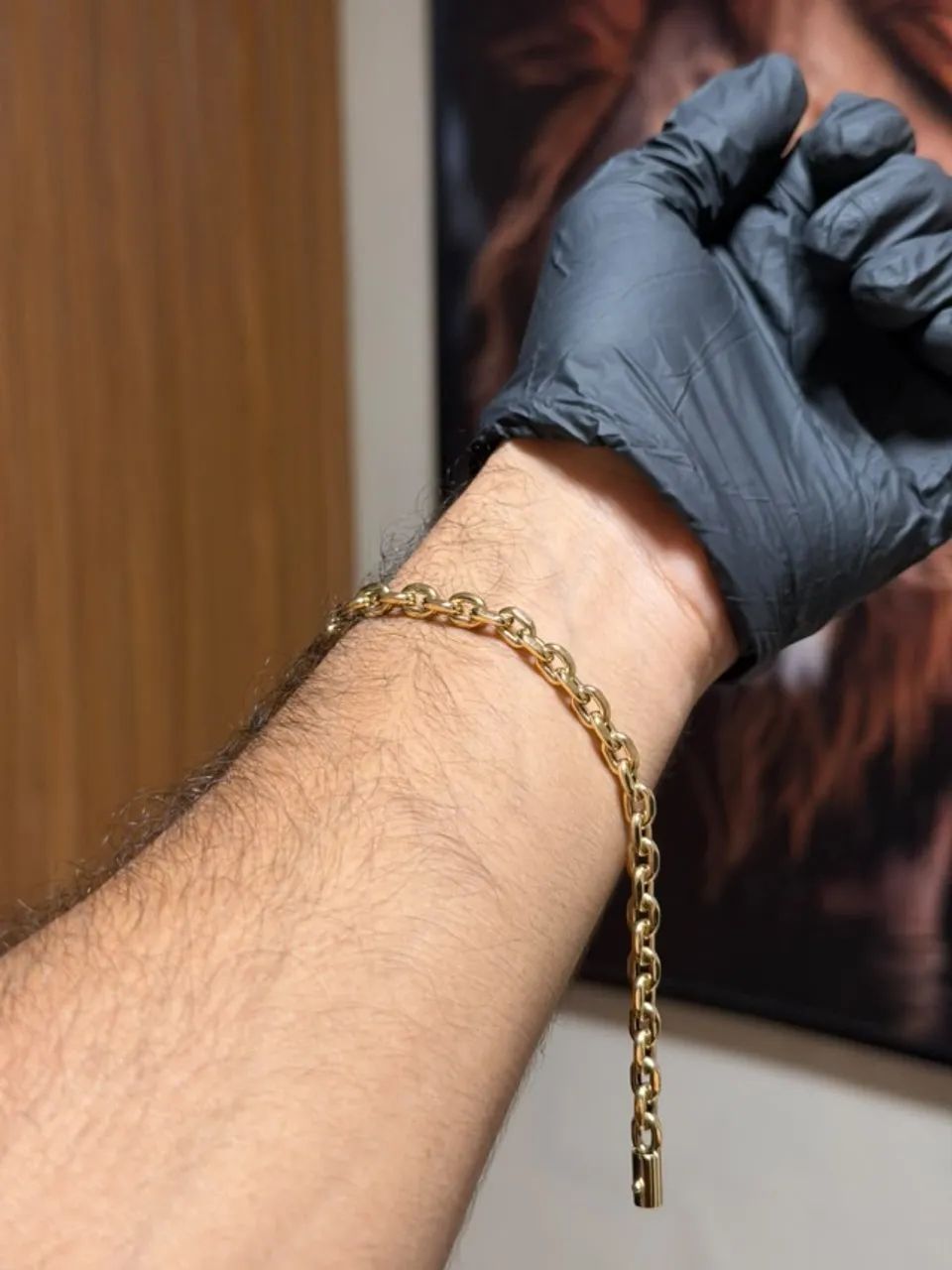 PULSEIRA CADEADO OURO 18K