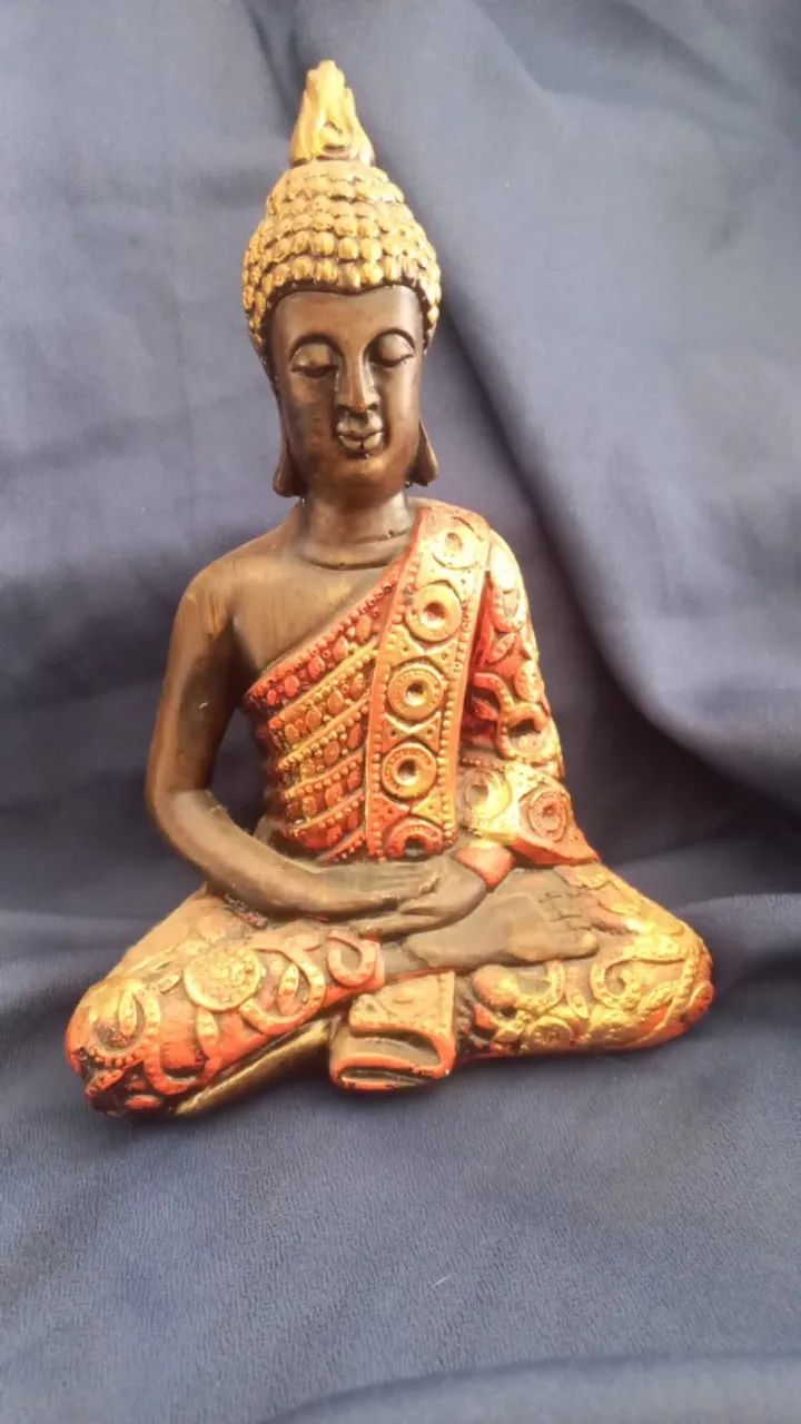 Estatua Resina Buda Zen22 x 15 cm