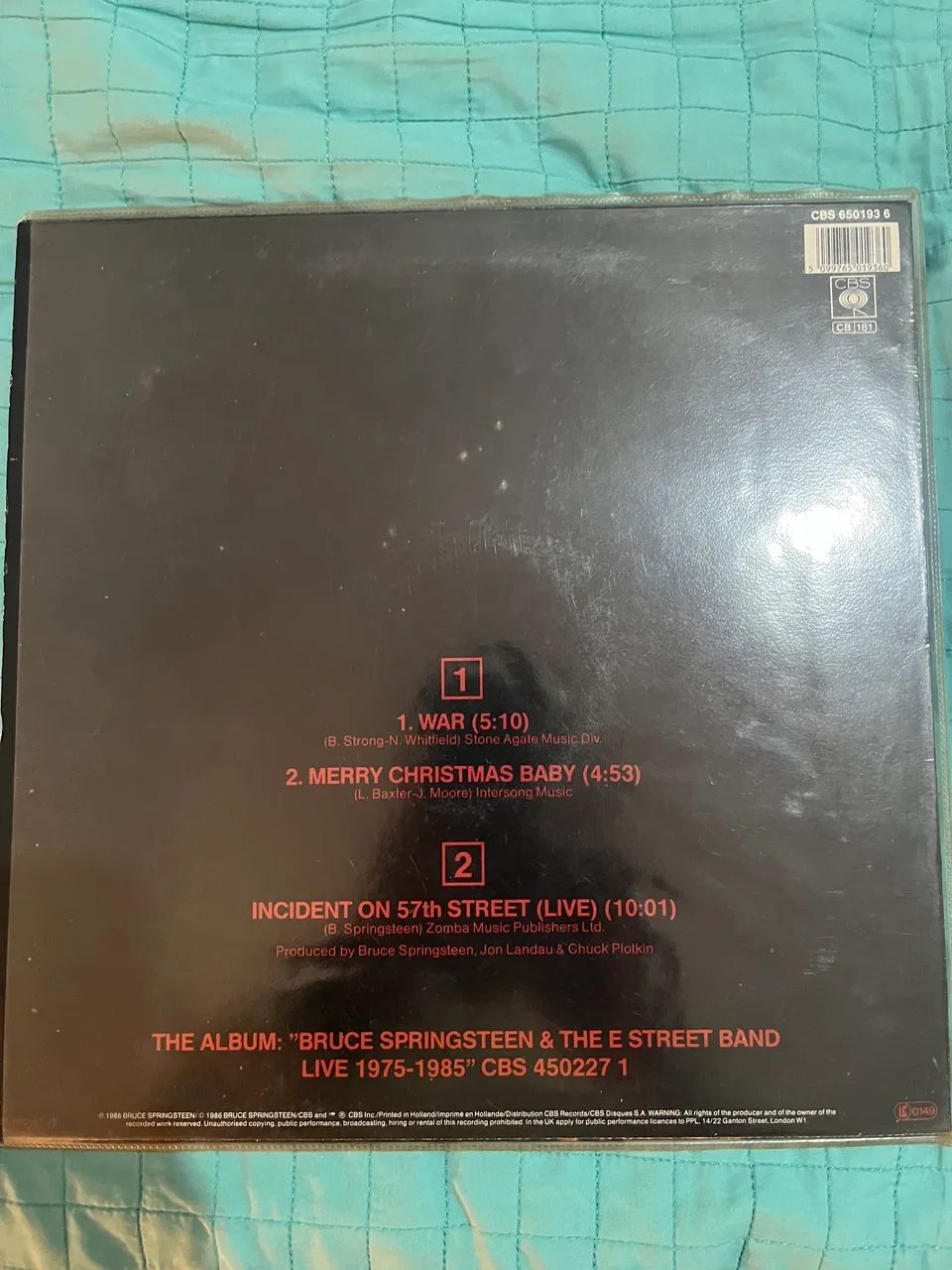 Disco Vinil Bruce Springsteen War - Foto 2
