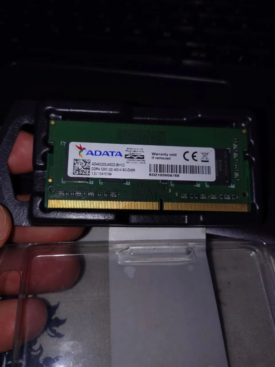 Memória Notebook DDR4 ADATA Original 4GB 3200MHZ - Foto 2