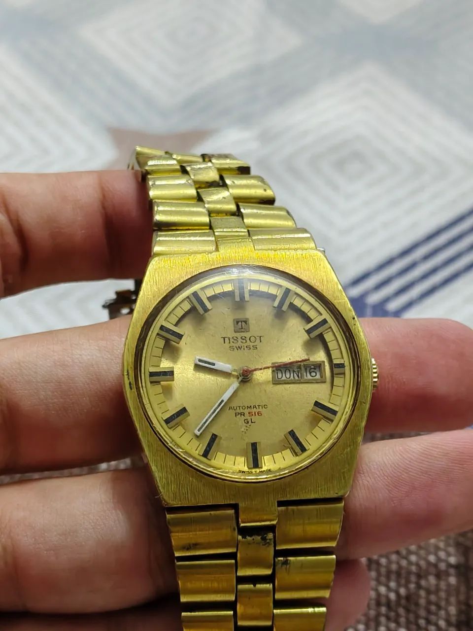 Relógio Tissot PR 516 GL ano 1971 automático suíço - Foto 4