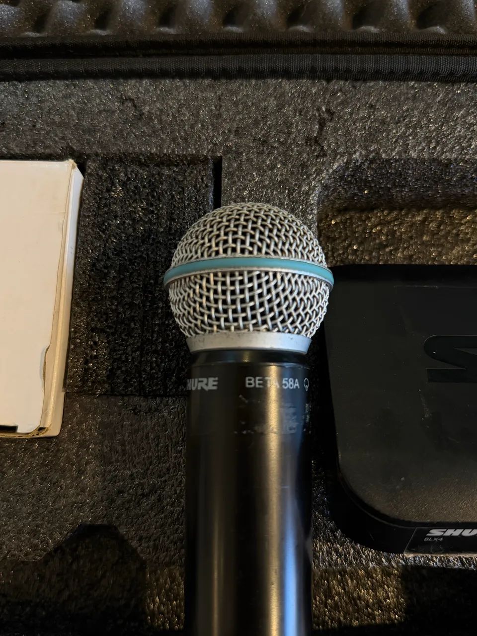 VENDO MICROFONE SHURE BETA 58A SEM FIU - Foto 5