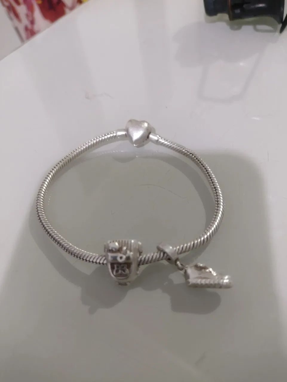Pulseira para berloque Rommanel prata 925 - Foto 4