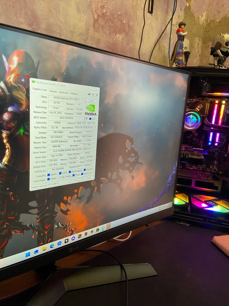 Placa de vídeo GTX 1050 TI 4 gigas  - Foto 4