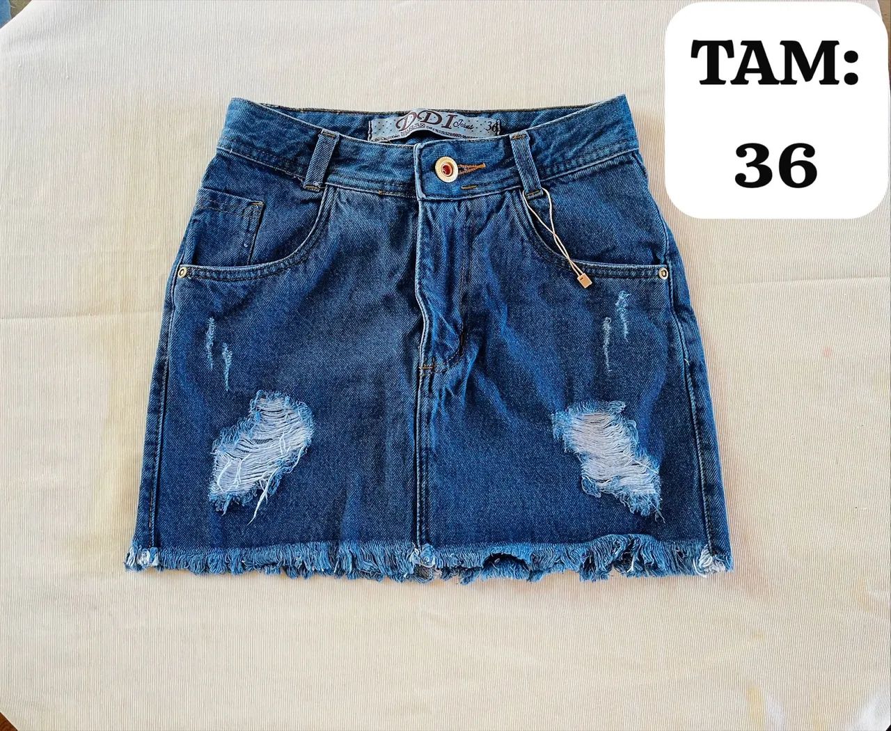 Shorts e saias jeans  - Foto 4