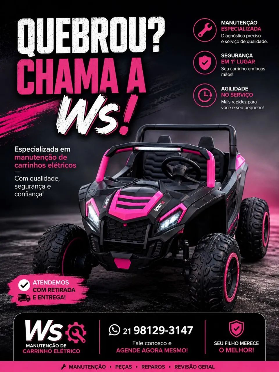 Manutenção de carrinho eletrico 