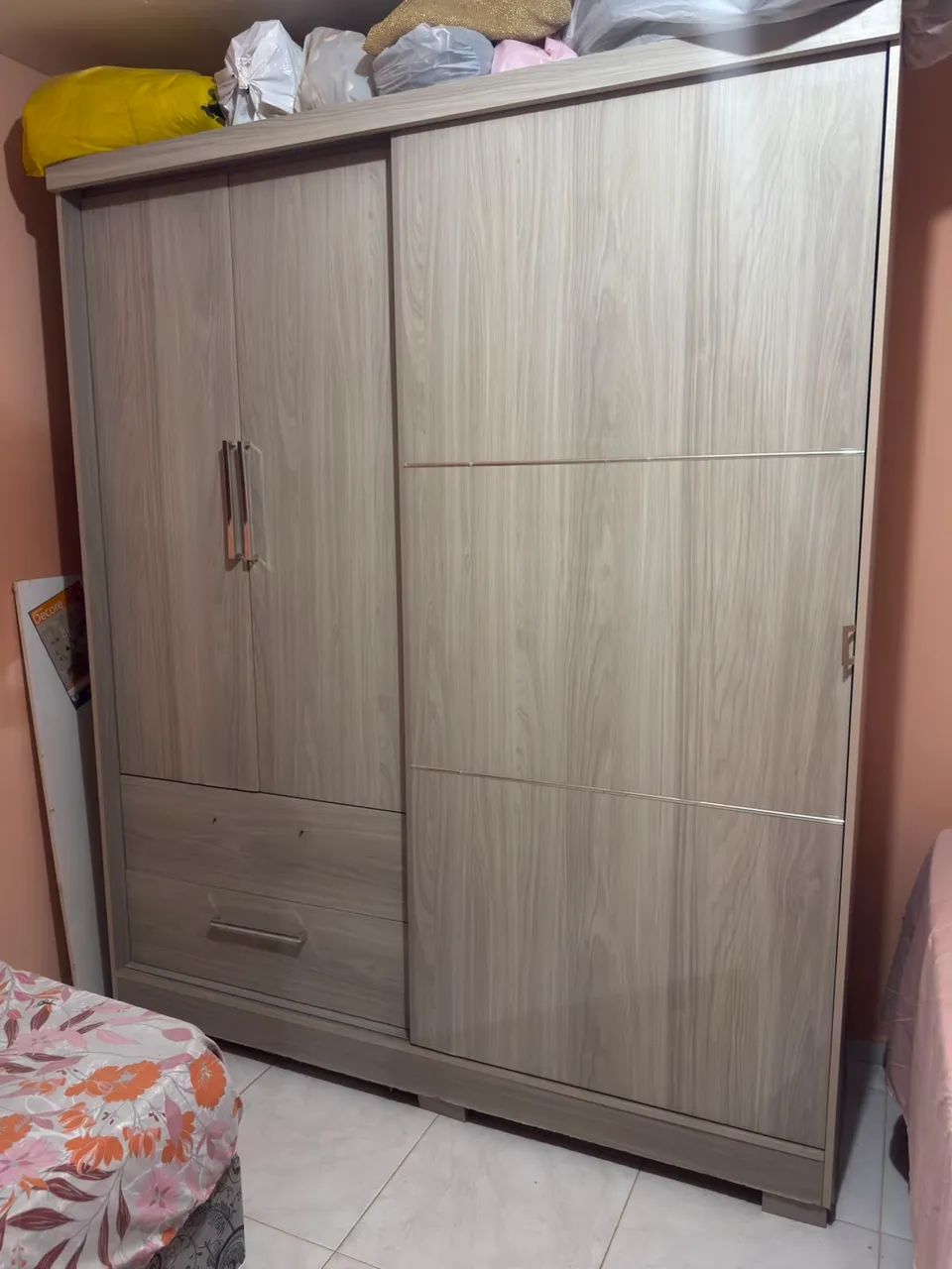 Guarda roupa e cama  - Foto 2