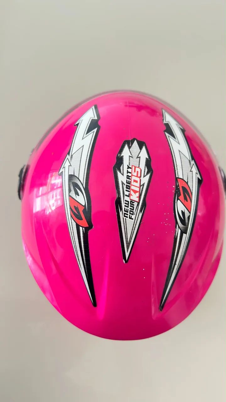 Capacete Rosa tamanho 54 - Foto 3