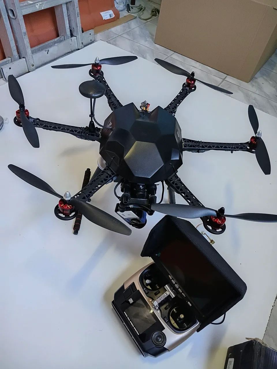 Drone FPV - 6 MOTORES/ COM GPS