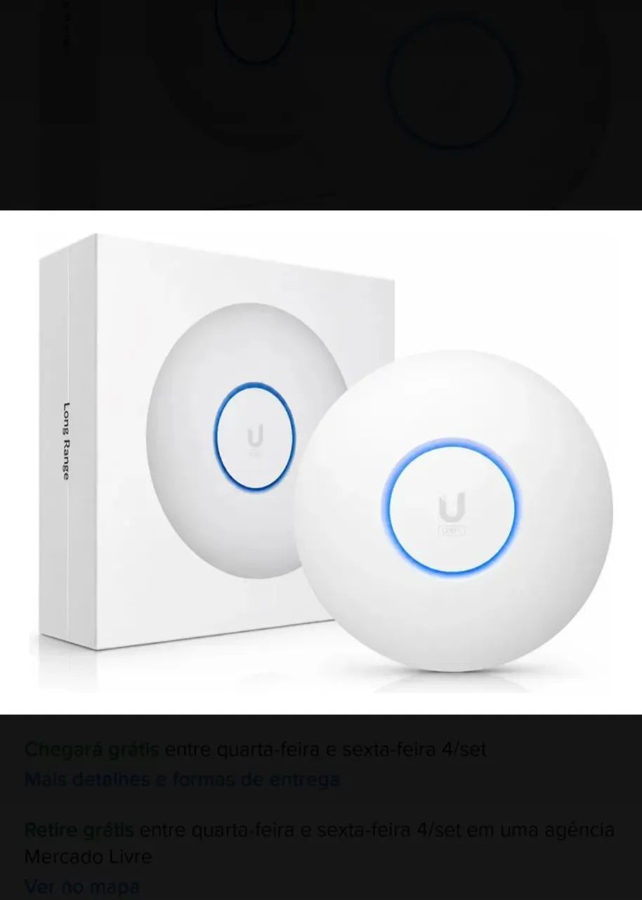 Access Point Ubiquiti UniFi U6-LR (Wi-Fi 6 Long Range) - Na Caixa