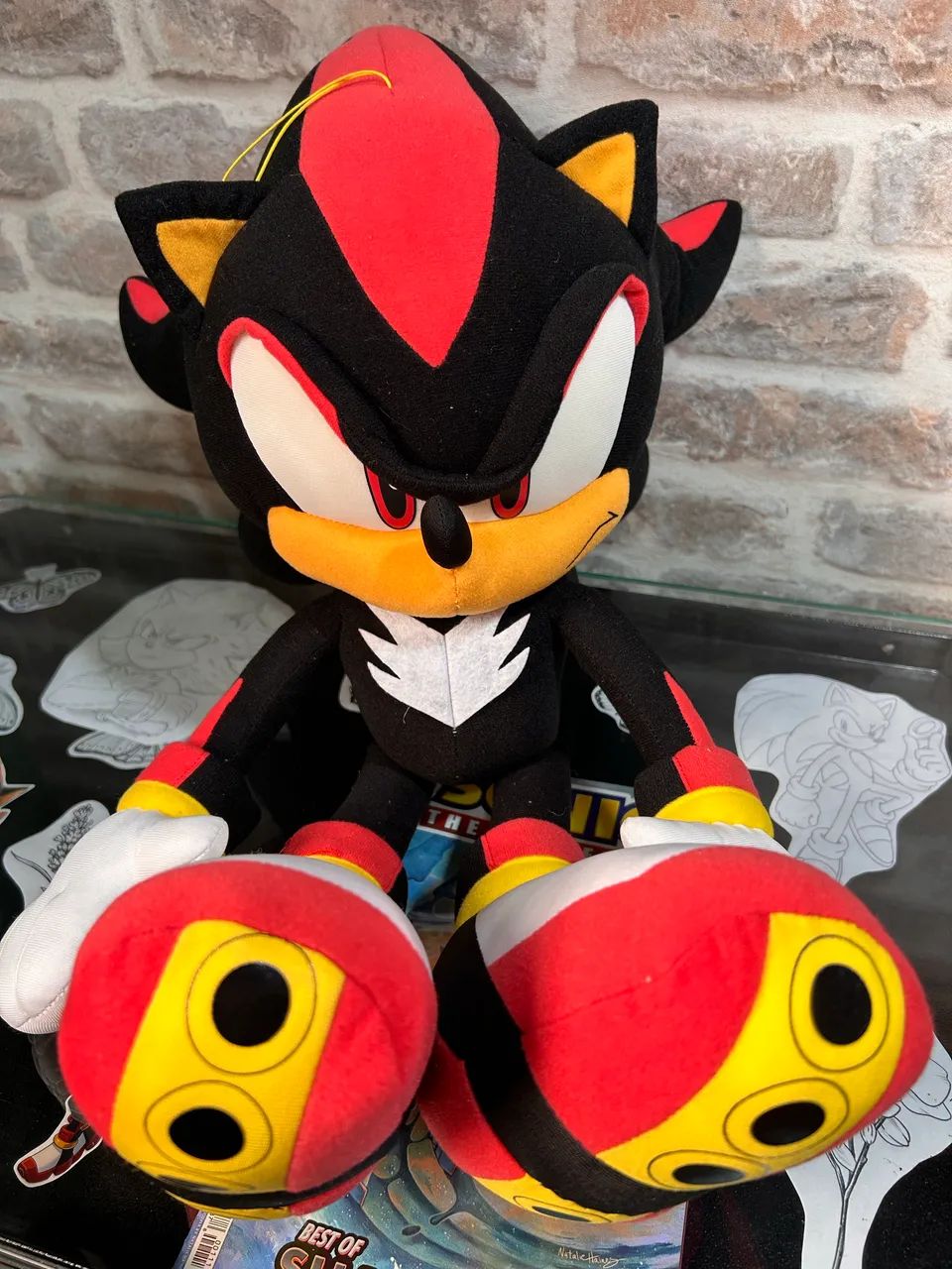 Shadow The Hedgehog 20" Great Eastern Plush (50cm) - Foto 2