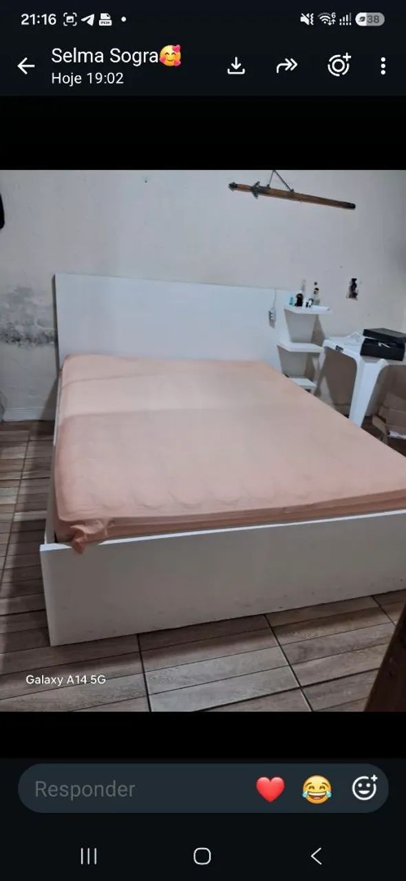 CAMA E COLCHÃO 