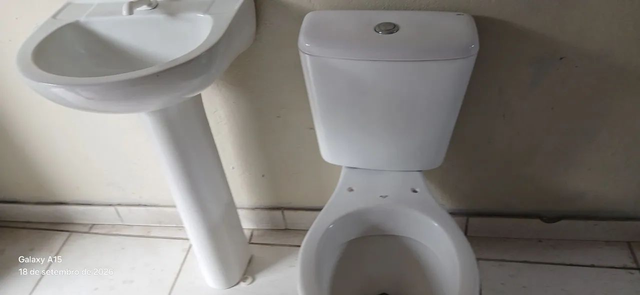 Vaso acoplado branco - Foto 2