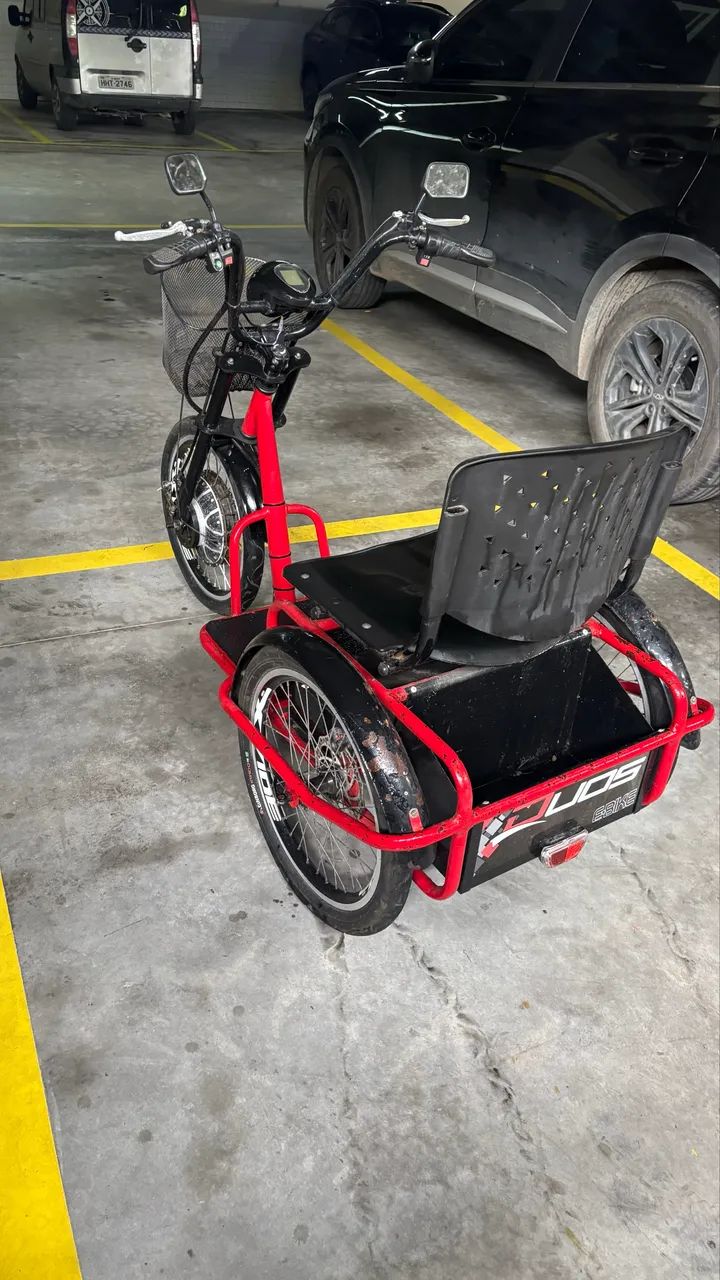 Triciclo elétrico E-Duos 48v *bateria com problemas * - Foto 5