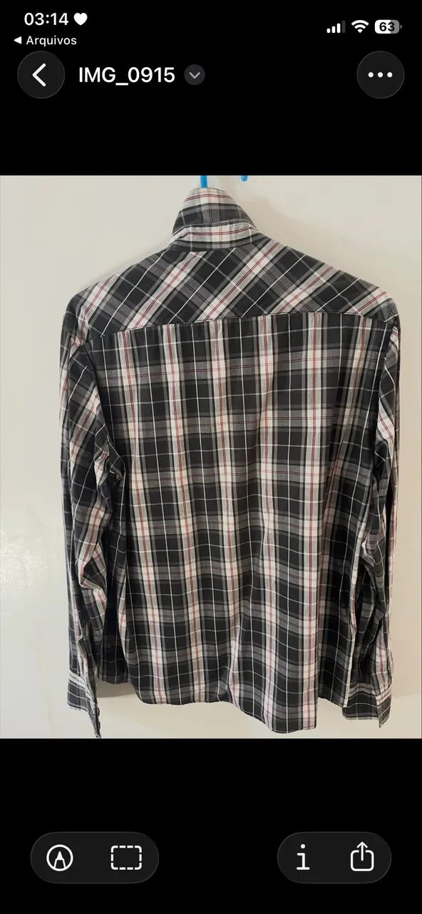 Camisa xadrez TAM.P - Foto 2