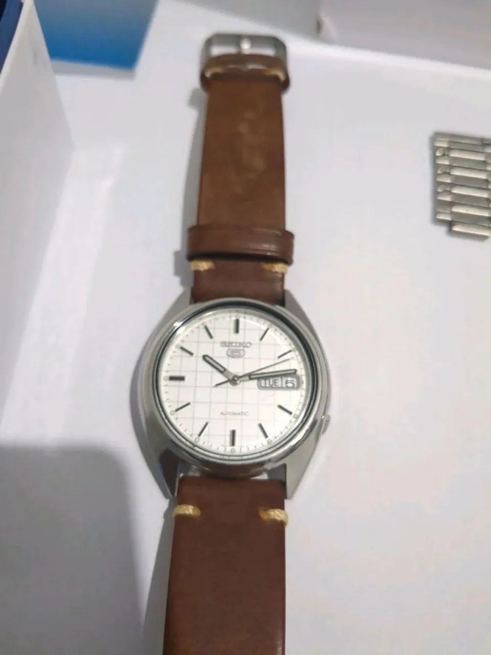 Relógio Seiko 5 Aautomático snxf05k 37mm