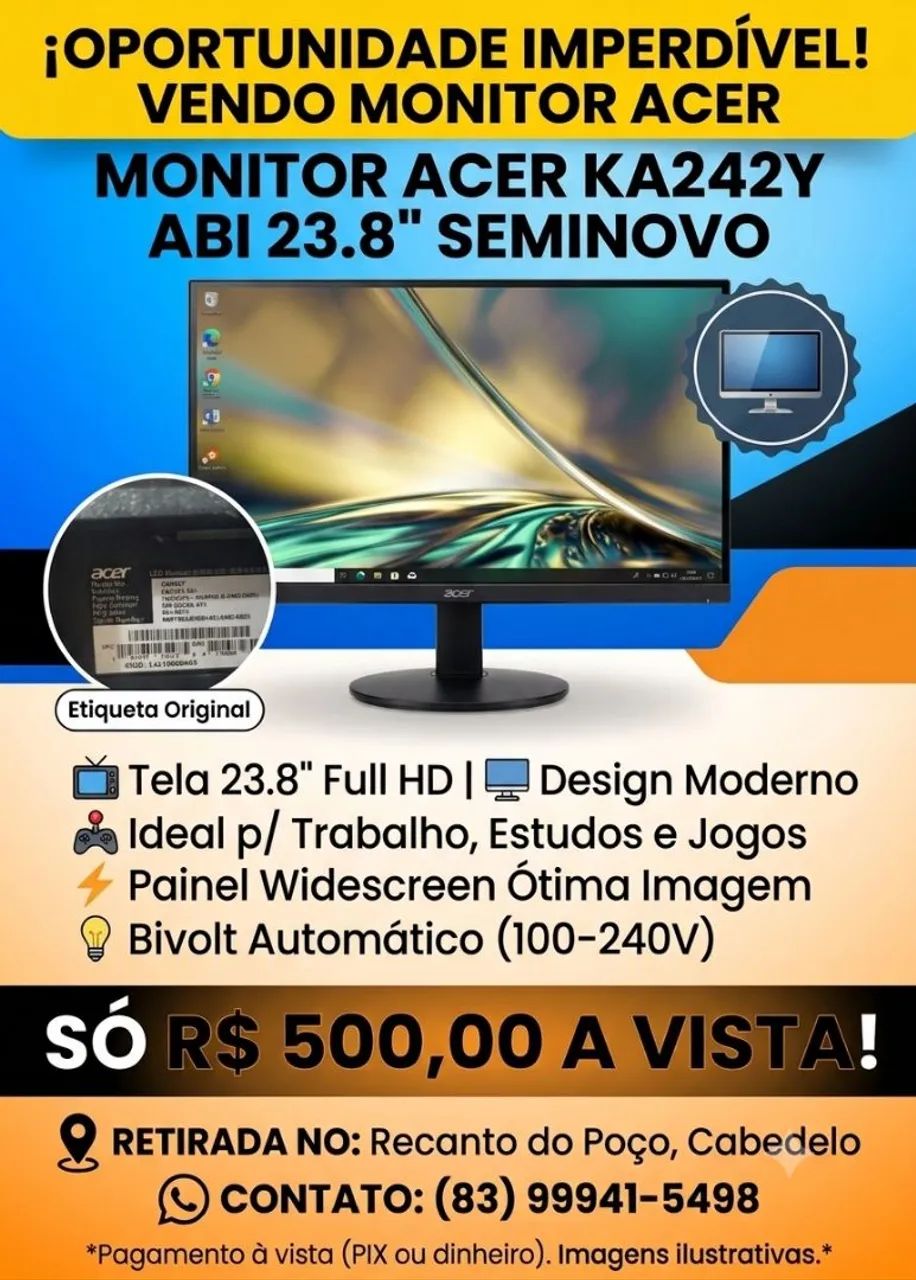 Monitor Acer 23.8" - Foto 3