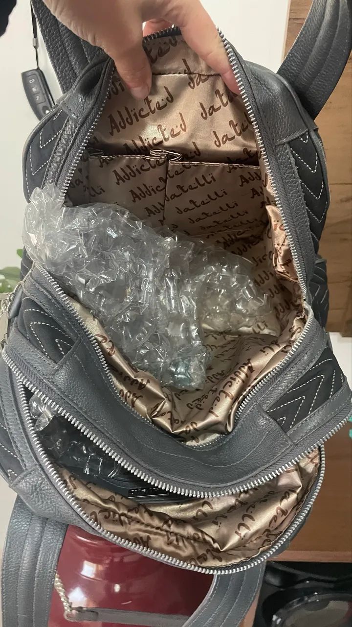 Bolsa em couro Datelli media - Foto 4