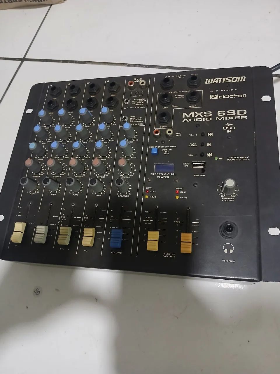 Mesa de som ciclotron