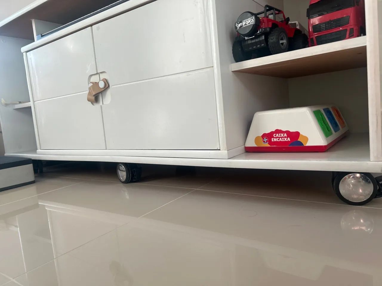 Rack branco mdf 1,53 cm de largura - Foto 4