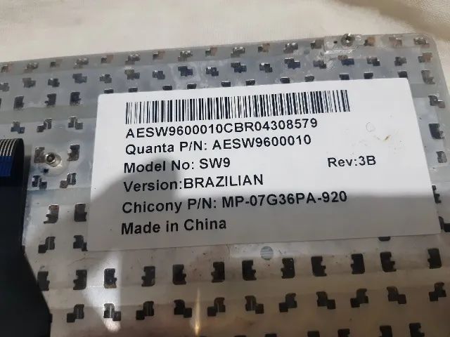 Teclado notebook Itautec W7435 **LEIA** - Foto 3