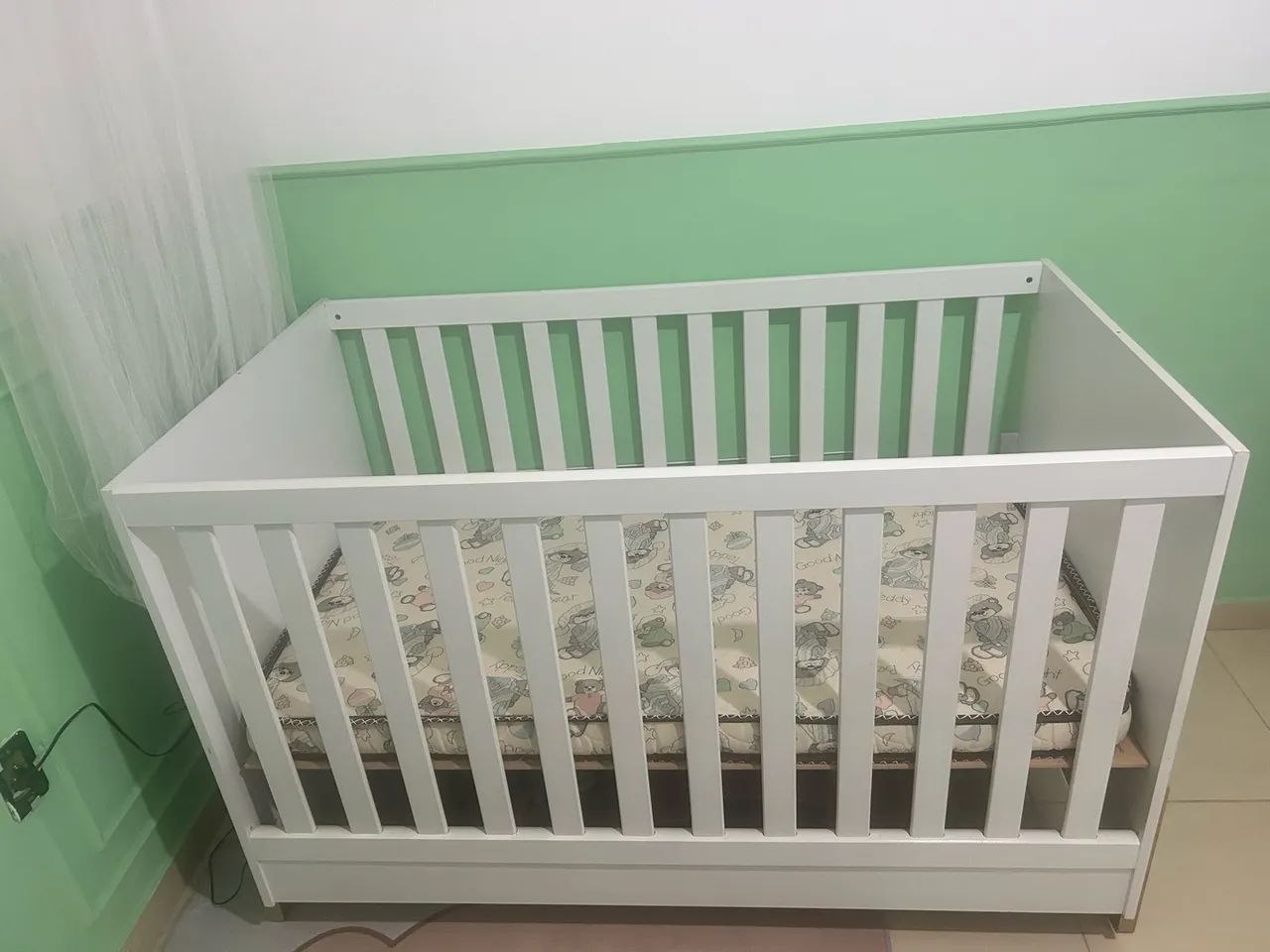 Vendo Berço que vira mini cama - Foto 4