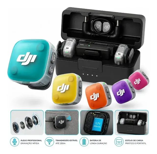 DJI MIC MINI 2 COMBO COMPLETO - Foto 5