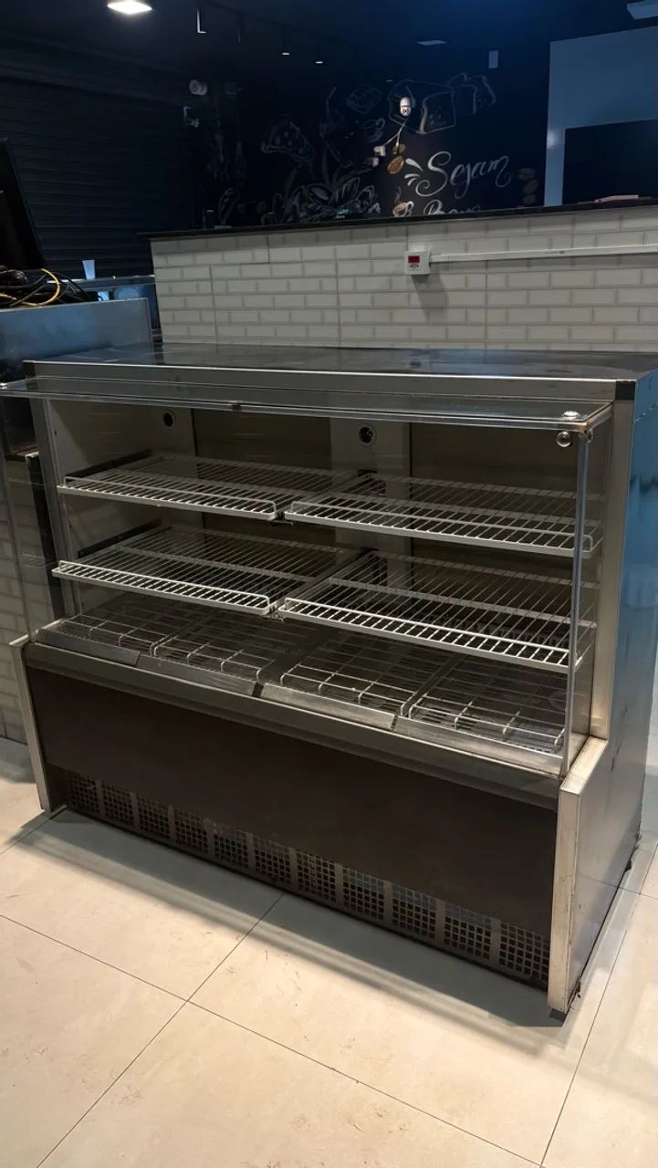 Estufa Expositora Comercial em Aço Inox com Vidro e Prateleiras - Foto 3