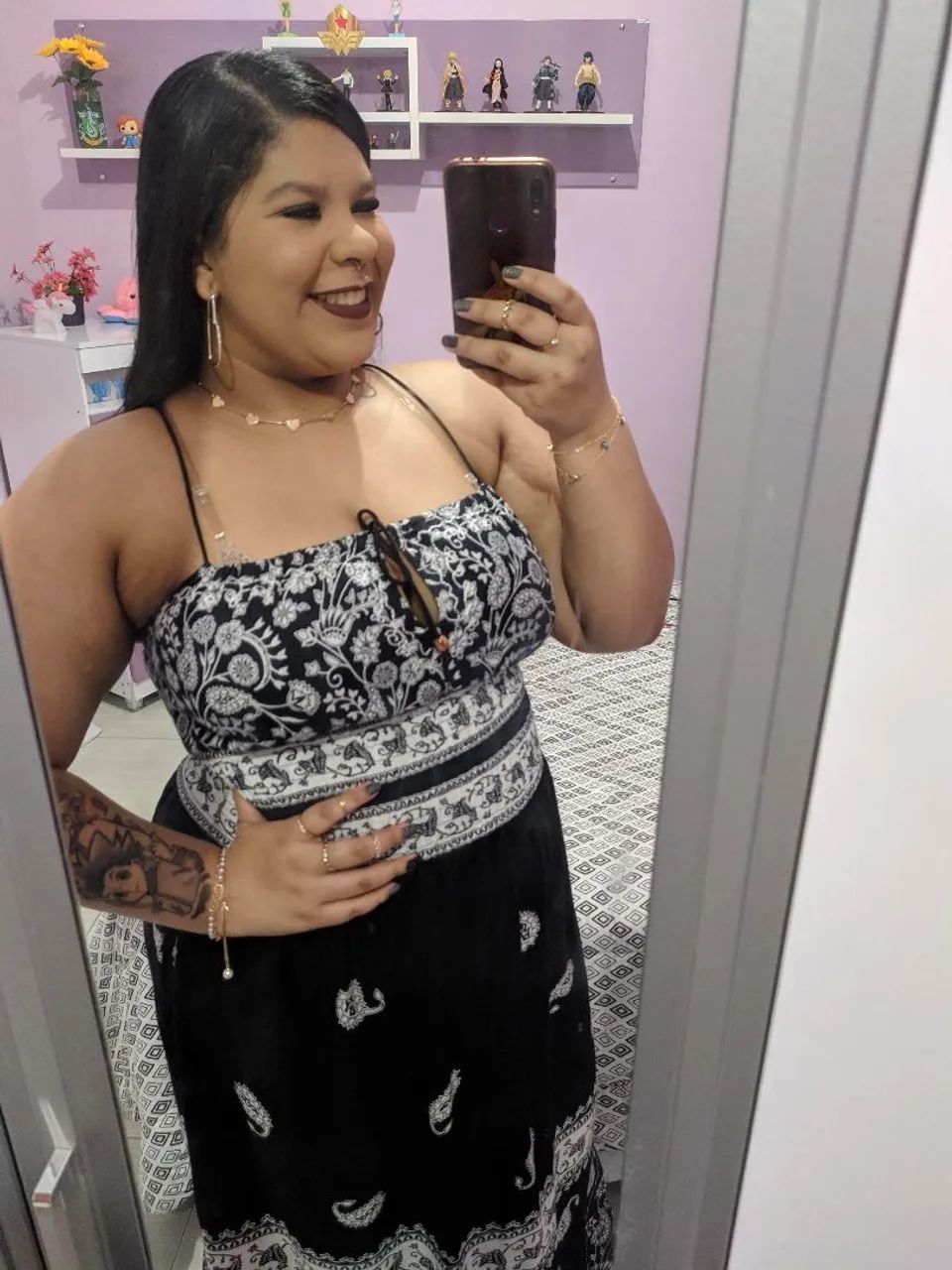 Vestido Longo Plus Size - Foto 4