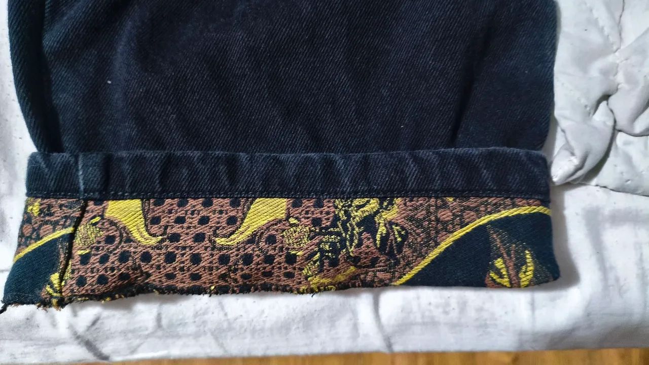 Calça jeans down jacquards  - Foto 2