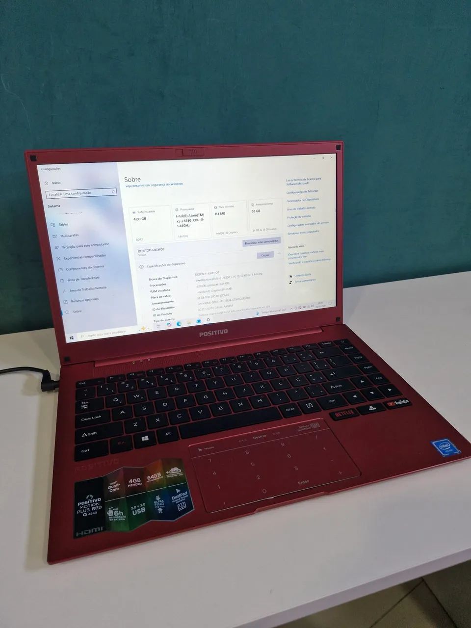 Notebook Positivo Motion Red - Foto 3