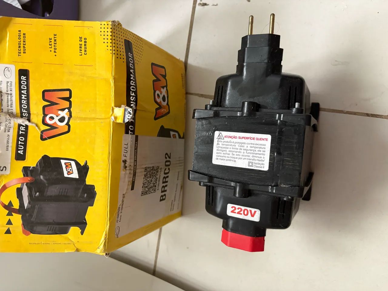 Auto Transformador V&M 220V - Pouco Usado - Excelente Estado - Foto 3