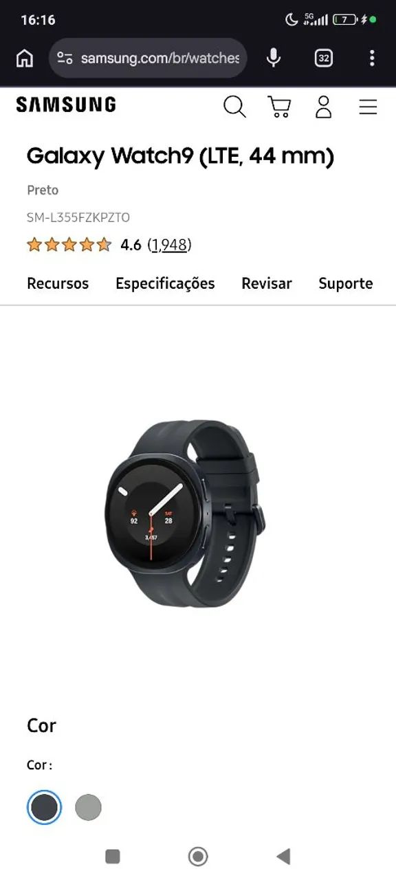 Galaxy smartwatch 9 lte 44mm