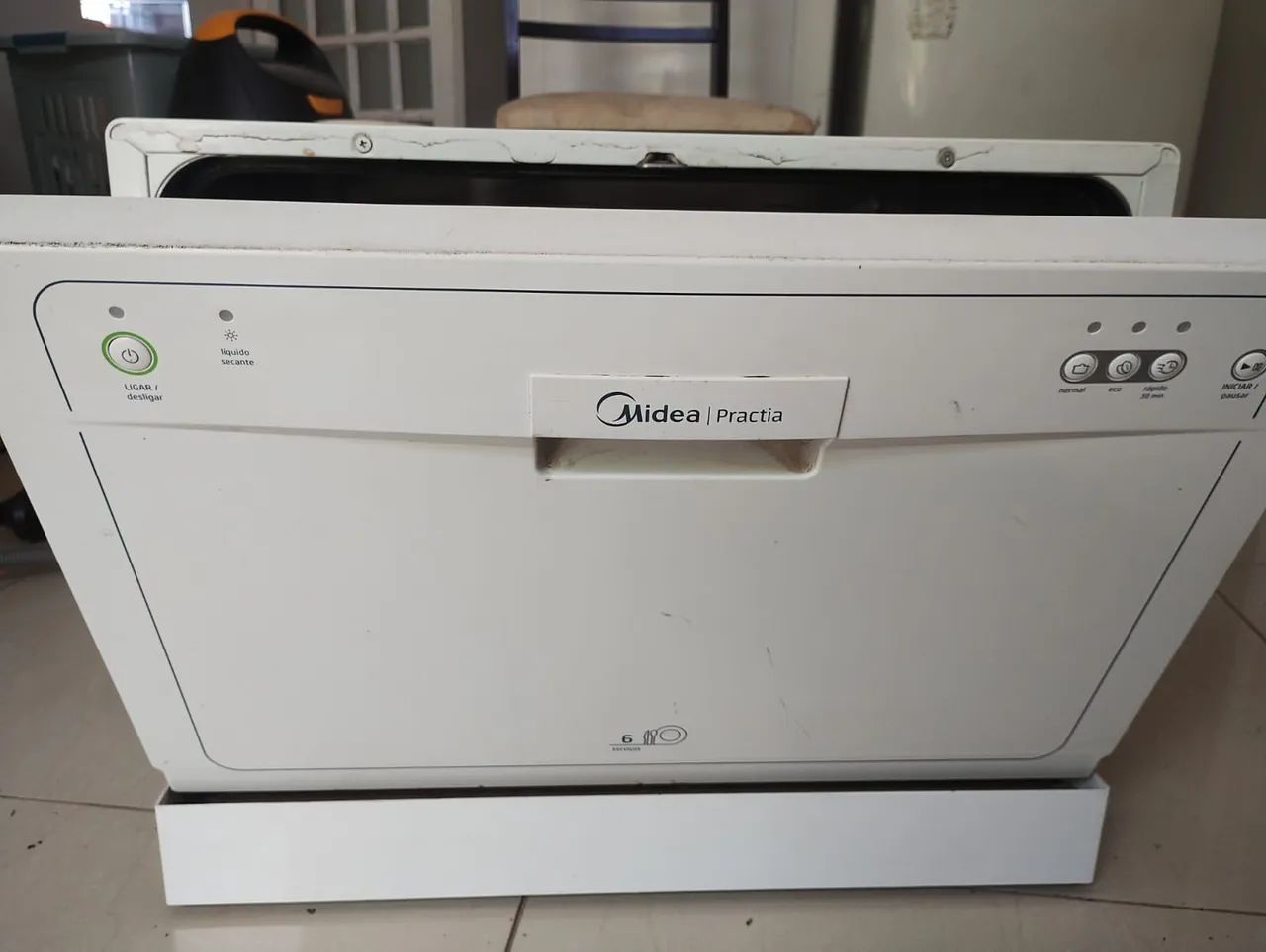 Lava-louças Midea Practia 6 Serviços - Compacta - Usada - Foto 3