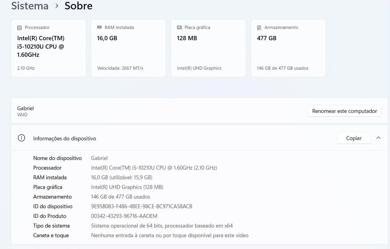 Notebook Intel  - Foto 2