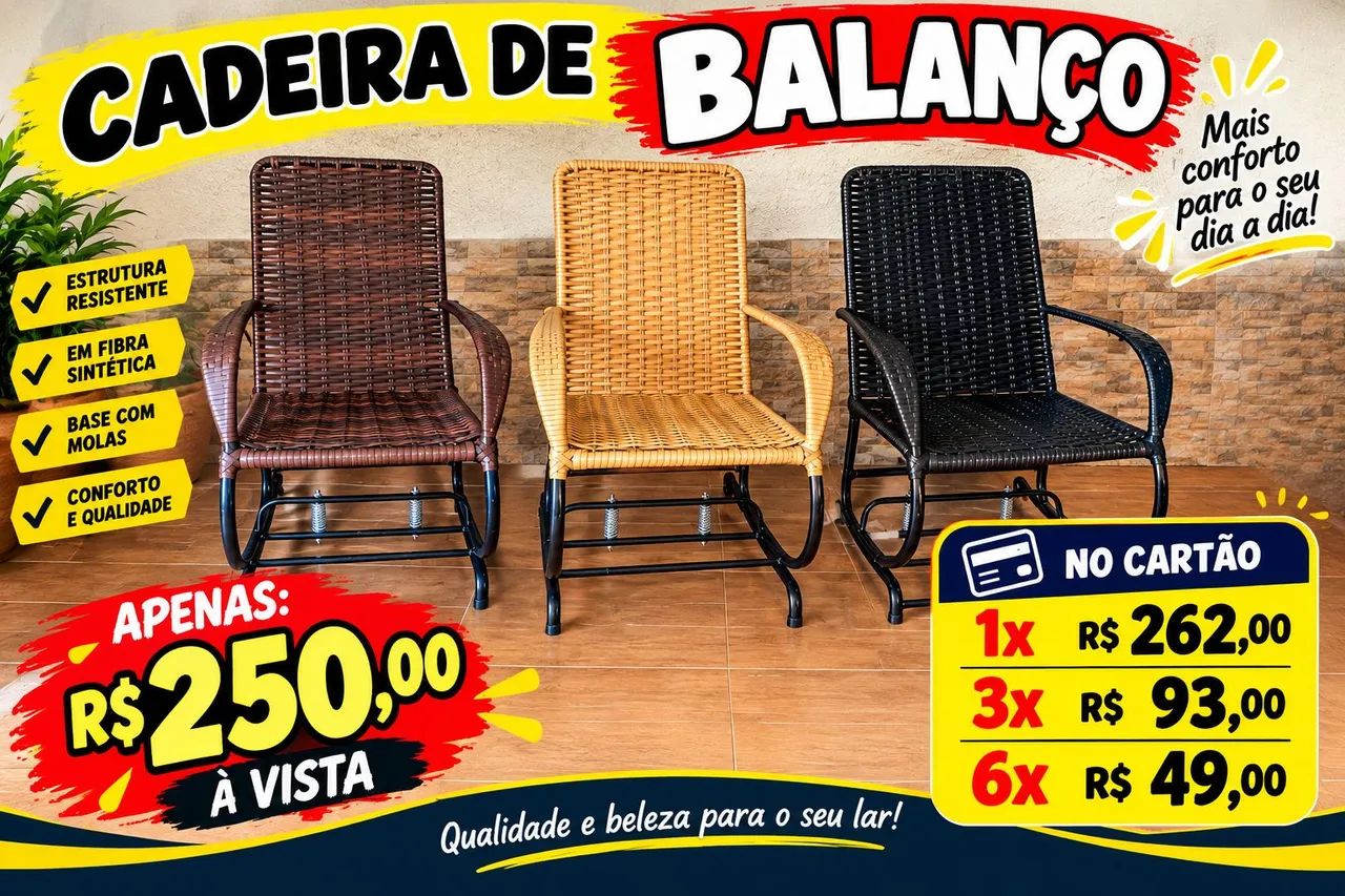 CADEIRA DE BALANÇO 