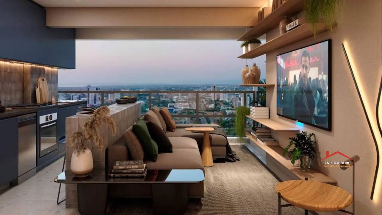 Apartamento 2/4 sendo suíte master, sala de estar com varanda na 402 Sul - Foto 4