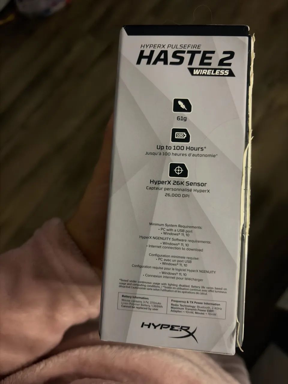 MOUSE HYPERX HASTE 2 PULSEFIRE - Foto 3