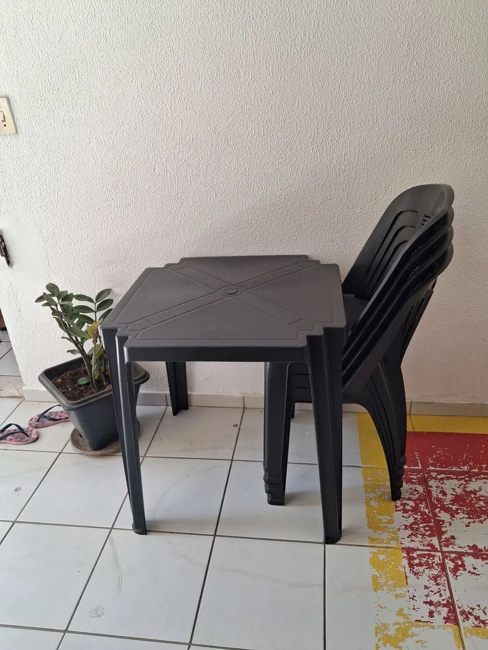 MESA PRETA DMDM PLASTICO ENTREGO HOJE - Foto 2