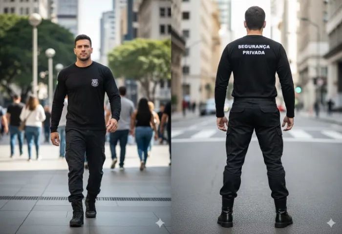 Camiseta Segurança Privada Longa