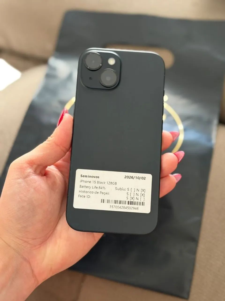IPHONE 15 TOP PRETO 